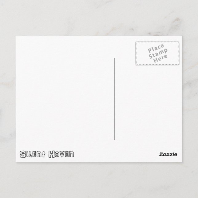 Willkommen auf der Silent Hill Postkarte (Rückseite)