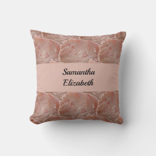 Willkommen auf der Welt Pastel Pink Baby Girl Kissen