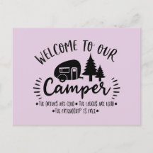 Willkommen auf unserer Postkarte für Camper