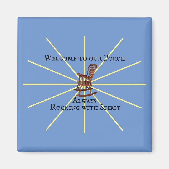 Willkommen auf unserer Terrasse, die immer mit Gei Magnet (Vorne)