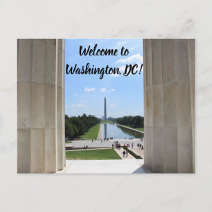 Willkommen auf Washington DC Postkarte