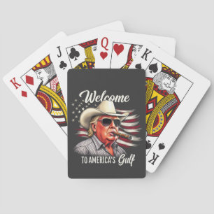 Willkommen bei Amerikas Golf Trump East Cost Mexic Spielkarten