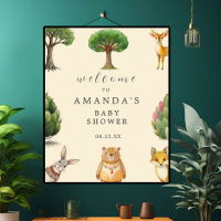 Willkommen bei Boho Woodland Animals Baby Shower
