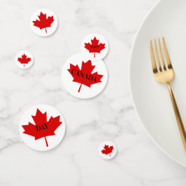 Willkommen bei Canada Day Mapleaf Table Confetti Konfetti