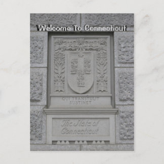 Willkommen bei Connecticut Postkarte