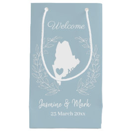 Willkommen bei den Maine-Gastgeschenke Hochzeiten Kleine Geschenktüte