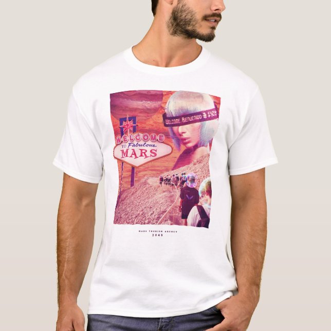 willkommen bei den Mars zu lustiger Alien T-Shirt (Vorderseite)