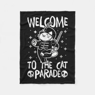 Willkommen bei der Cat-Parade Fleecedecke
