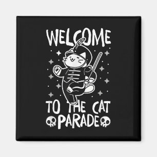 Willkommen bei der Cat-Parade Magnet