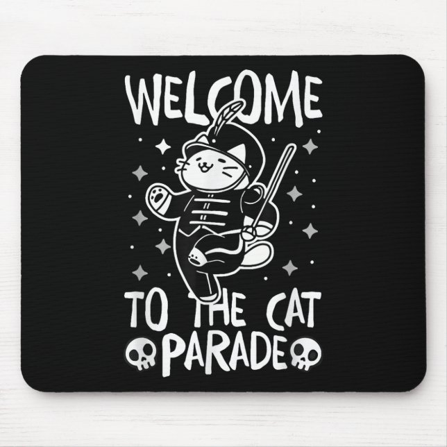 Willkommen bei der Cat-Parade Mousepad (Vorne)