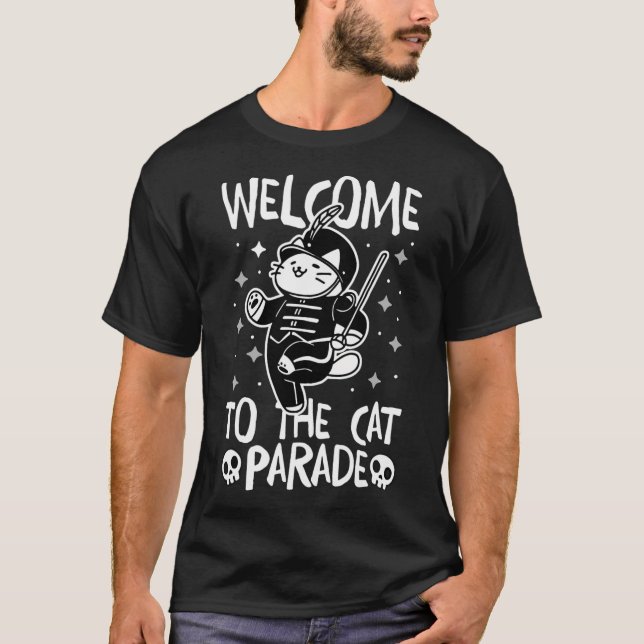 Willkommen bei der Cat-Parade T-Shirt (Vorderseite)