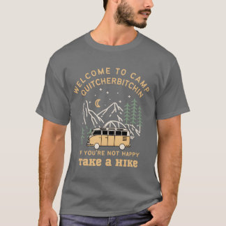 Willkommen bei der Happy Camper Familie auf dem Ca T-Shirt