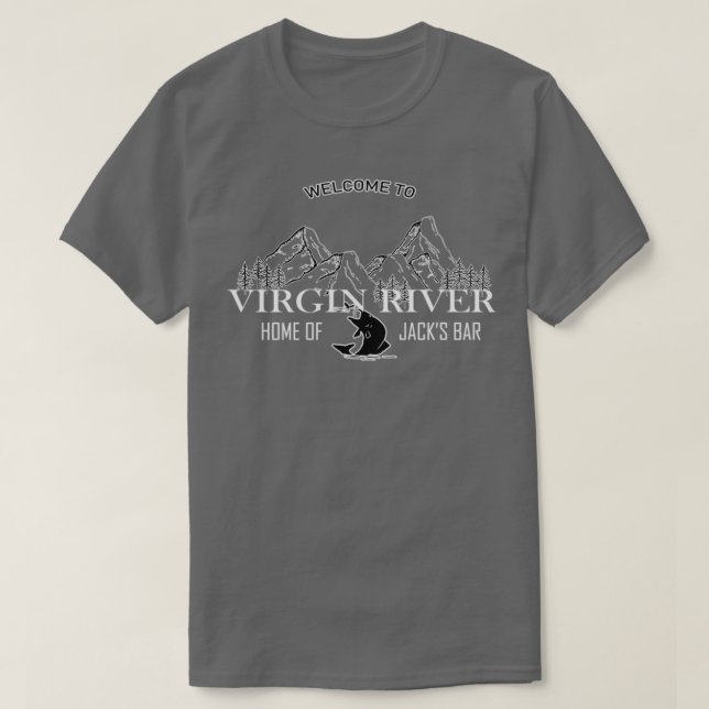 Willkommen bei der Jungfrau River Zuhause von Jack T-Shirt (Design vorne)