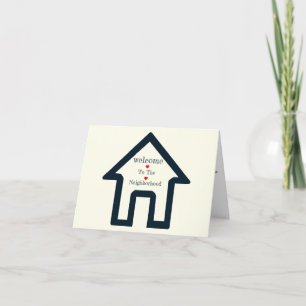 Willkommen bei der Nachbarschaftsgrüße-Karte Karte