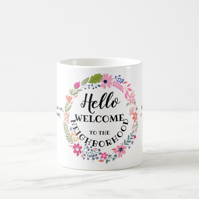 Willkommen bei der Neighhood Coffee Tasse - Neue Z (Mittel)