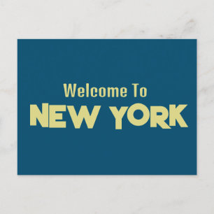 Willkommen bei der New York Postcard Postkarte