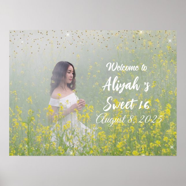 Willkommen bei der Sweet 16 Celebration Poster (Vorne)