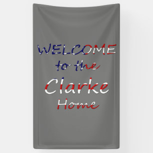 Willkommen bei der YourName-Zuhause auf der US-Fla Banner