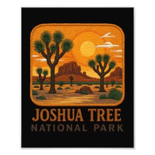 Willkommen bei Embroidery Joshua Tree National USA Fotodruck