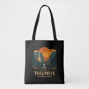 Willkommen bei Embroidery Yosemite National USA Tasche
