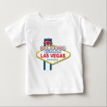 Willkommen bei Fabulous Las Vegas Baby T-shirt<br><div class="desc">Las Vegas Retrodesign</div>