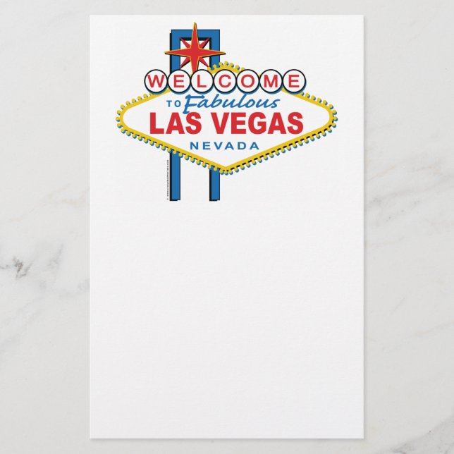 Willkommen bei Fabulous Las Vegas Briefpapier (Vorderseite)