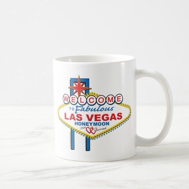 Willkommen bei Fabulous Las Vegas Honeymoon Kaffeetasse (Rechts)
