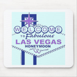 Willkommen bei Fabulous Las Vegas Honeymoon Mousepad