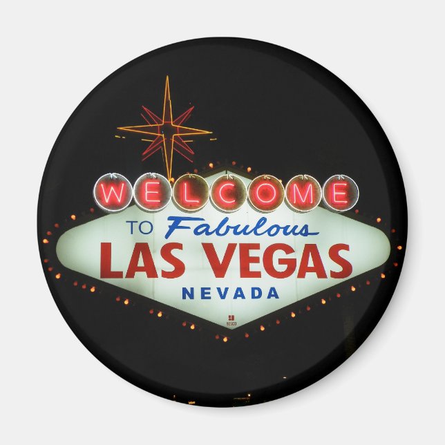 Willkommen bei Fabulous Las Vegas - Nevada Magnet (Vorne)
