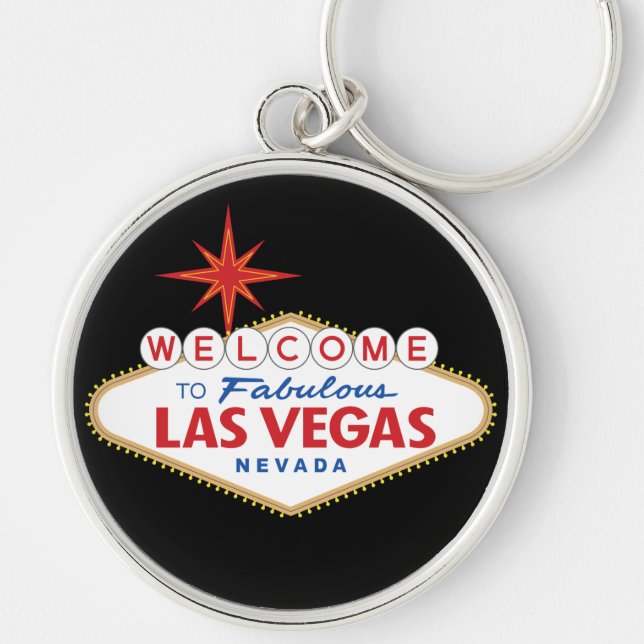 Willkommen bei Fabulous Las Vegas, Nevada Schlüsselanhänger (Vorne)