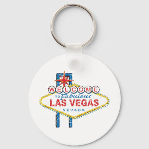 Willkommen bei Fabulous Las Vegas Schlüsselanhänger