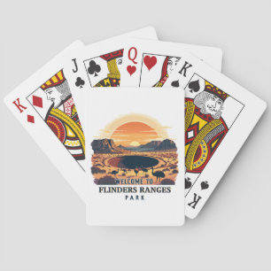 Willkommen bei Flinders Ranges National Australian Spielkarten