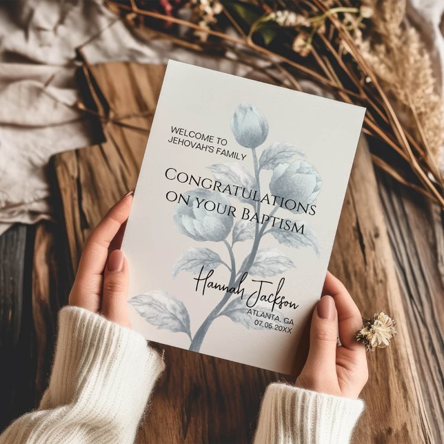 Willkommen bei Jehovahs Familientaufe Karte (Von Creator hochgeladen)