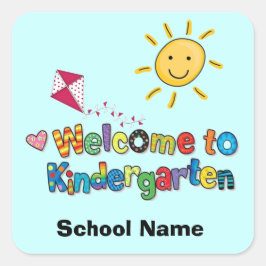 Willkommen bei Kindergarten Stickers