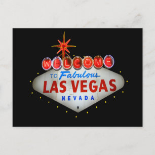Willkommen bei Las Vegas Postkarten