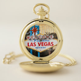 Willkommen bei Las Vegas Sign Watch Taschenuhr