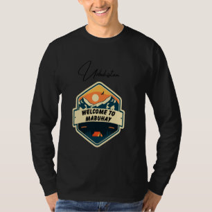 Willkommen bei Mabuhay Usbekistan Filipino T-Shirt