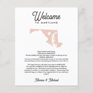 Willkommen bei MARYLAND Letter & Itinerary JEDE FA