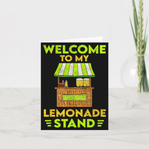 Willkommen bei meinem Limonadenstand _ Sommer _ Zi Karte
