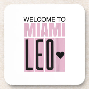 Willkommen bei Miami Leo 10 - GOAT Getränkeuntersetzer