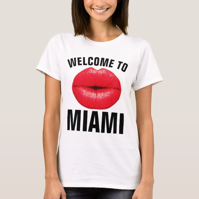WILLKOMMEN BEI MIAMI-T - Shirt (Vorderseite)