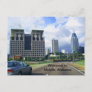 Willkommen bei Mobile, Alabama Postkarte