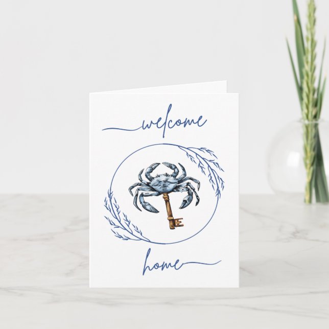 Willkommen bei New Zuhause Maryland Dankeskarte (Vorderseite)