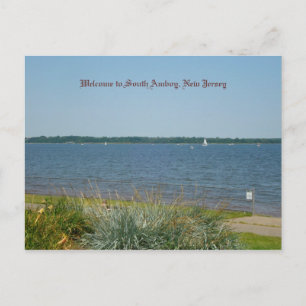 Willkommen bei South Amboy, New Jersey Postkarte