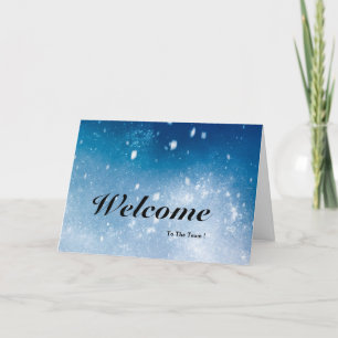 Willkommen bei Team Space Glitter Postkarte