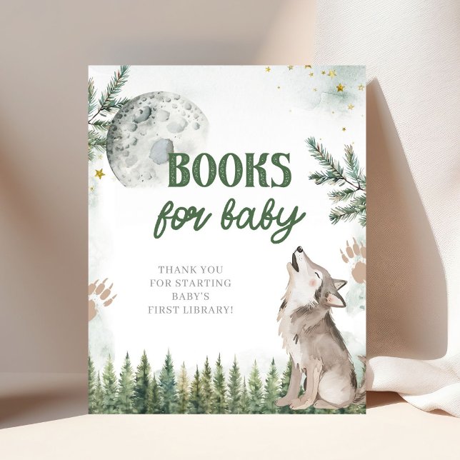 Willkommen bei The Pack Forest Wolf Books für Baby Poster (Von Creator hochgeladen)