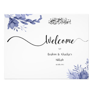 Willkommen bei unserer Nikkah - Islamischen Hochze Fotodruck