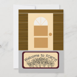 Willkommen bei Vierzig! Alles Gute zum 40. Geburts