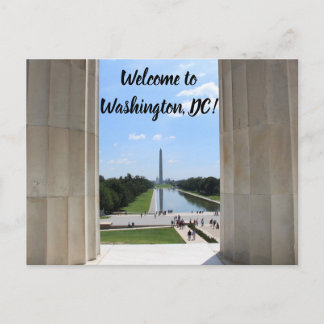 Willkommen bei Washington DC Postcard Postkarte