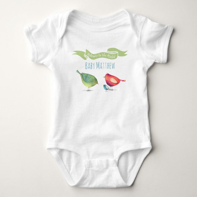 Willkommen beim individuelle Name der Weltnaturerb Baby Strampler (Vorderseite)